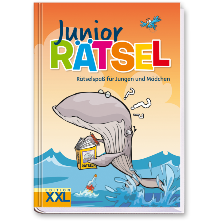 Junior Rätsel Kinderbuch Rätselspaß für Jungen und Mädchen Cover Vorderseite Edition XXL Onlineshop