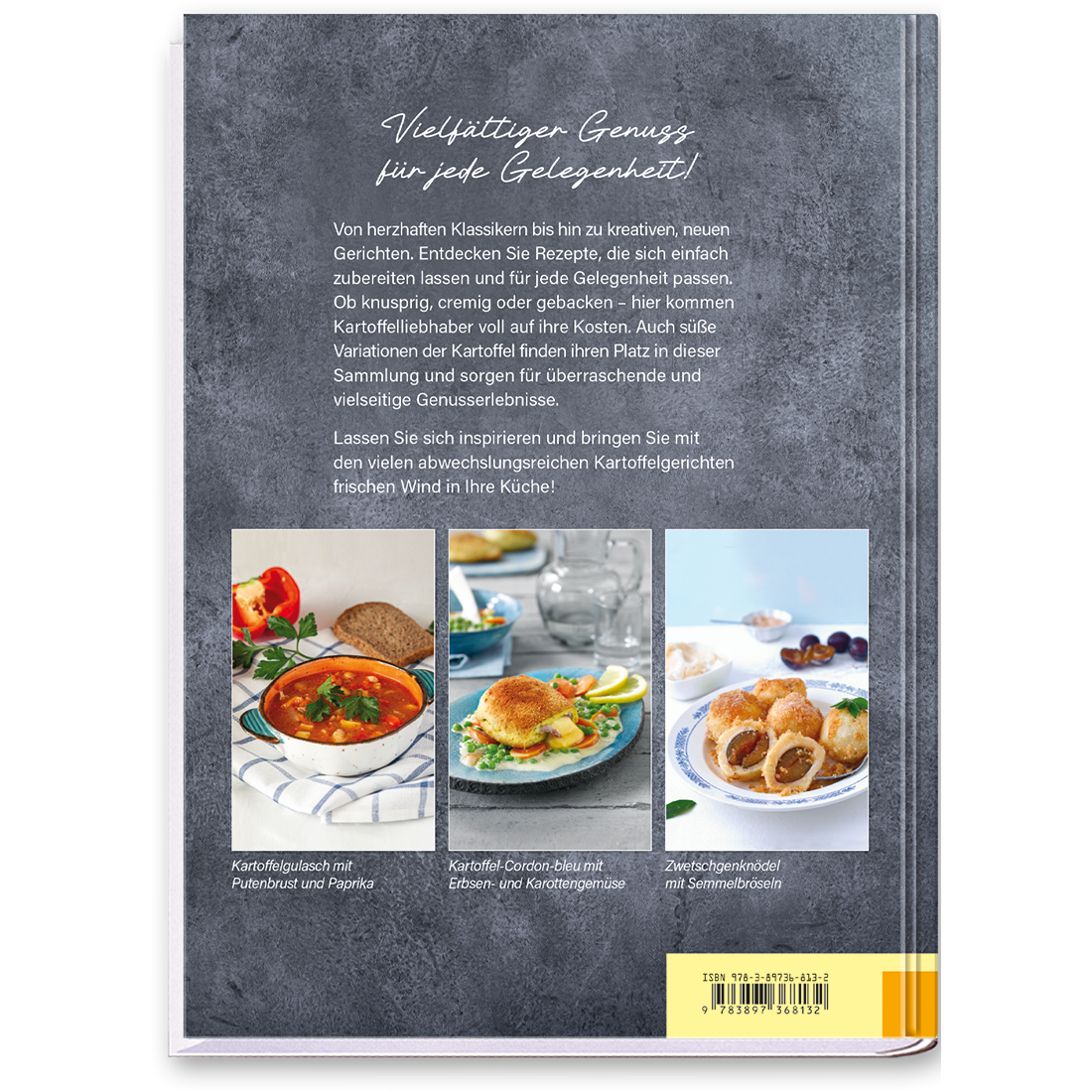 Kartoffeln Kochbuch Cover Rückseite