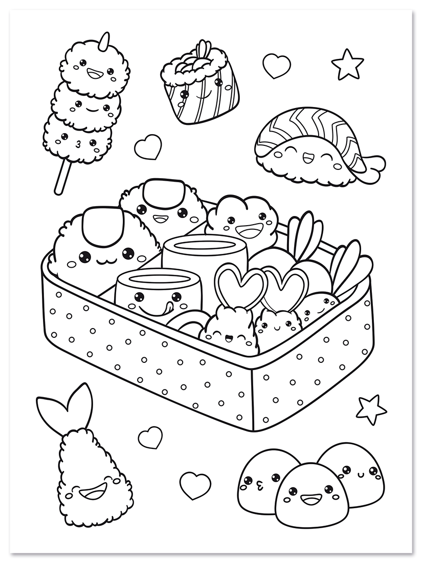 Kawaii Malblock für Kinder Innenseite 2