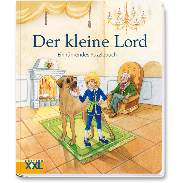 Kinderbuch Der kleine Lord Puzzlebuch Geschichten für Kinder mit Puzzlebildern Cover Vorderseite Edition XXL Onlineshop