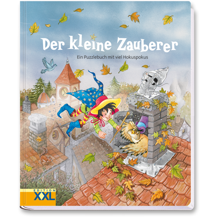 Kinderbuch Der kleine Zauberer Puzzlebuch Geschichten für Kinder mit Puzzlebilder Cover Vorderseite Edition XXL Onlineshop