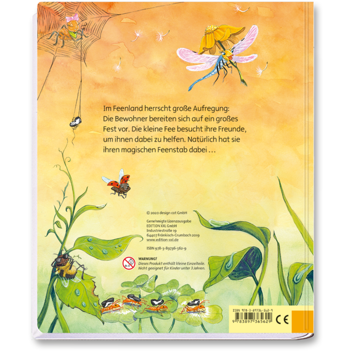 Kinderbuch Die kleine Fee Puzzlebuch Geschichten für Kinder mit Puzzlebilder Cover Rückseite Edition XXL Onlineshop