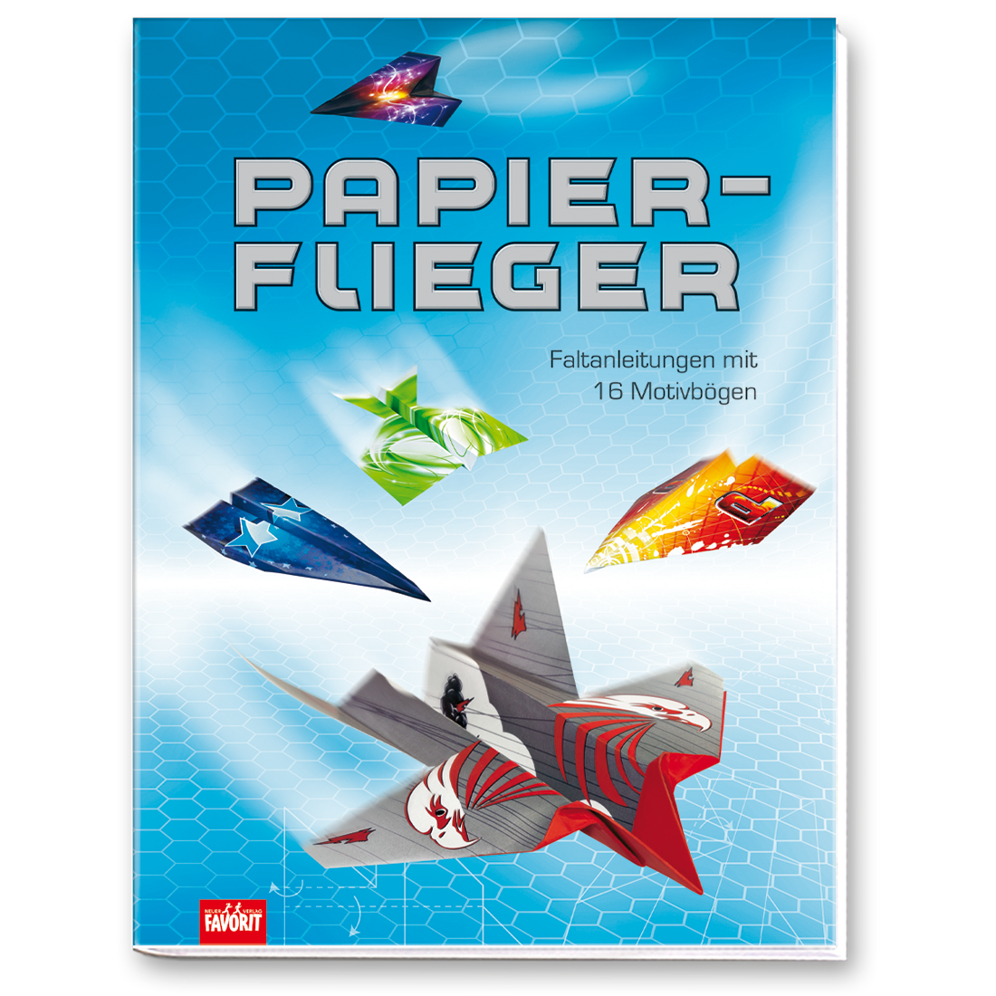 Papierflieger basteln für Kinder Cover Vorderseite