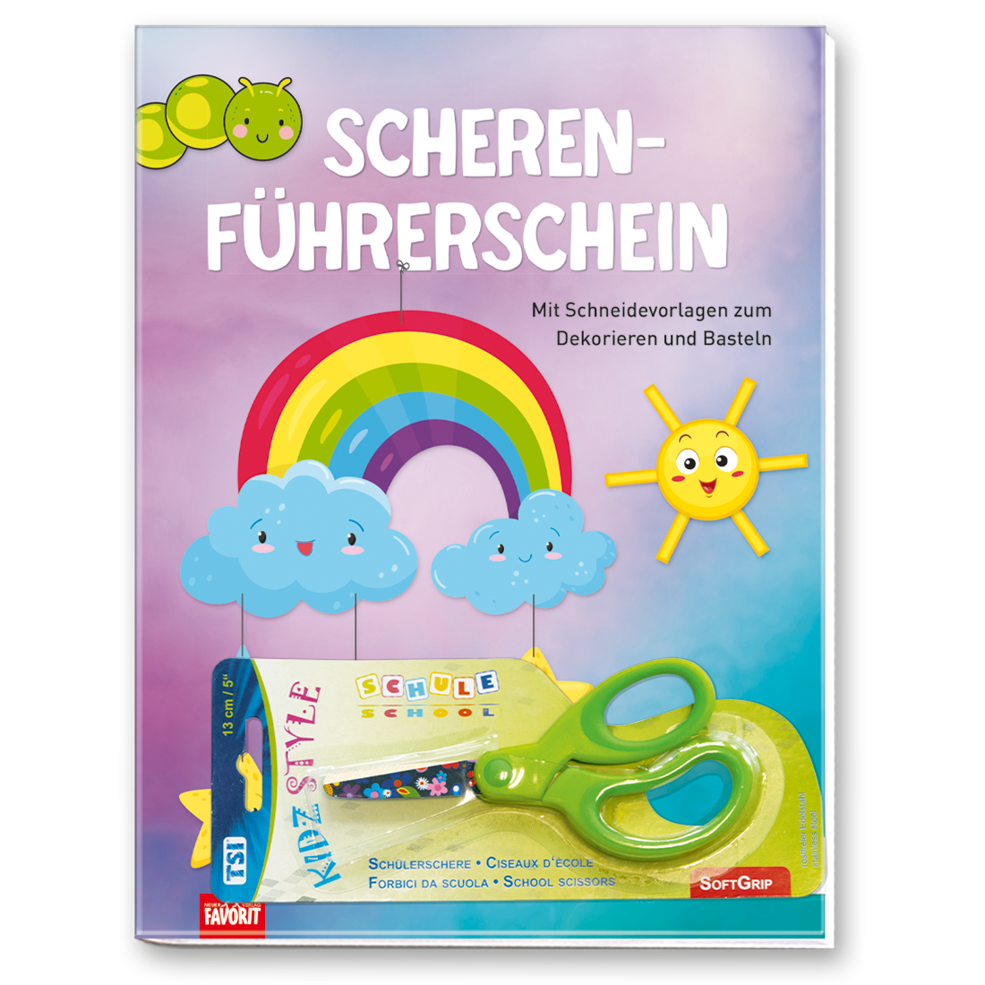 Scherenführerschein mit Schere für Kinder Cover Vorderseite