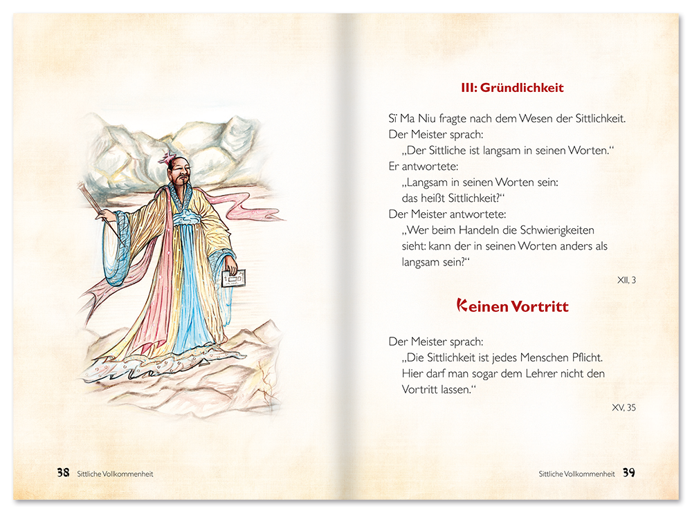 Schon Konfuzius sagte chinesische Weisheiten und Zitate von Konfuzius Leseprobe S38-39 EDITION XXL Onlineshop