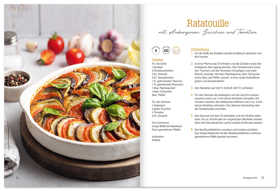 Vegetarisch Kochbuch Innenseite 2