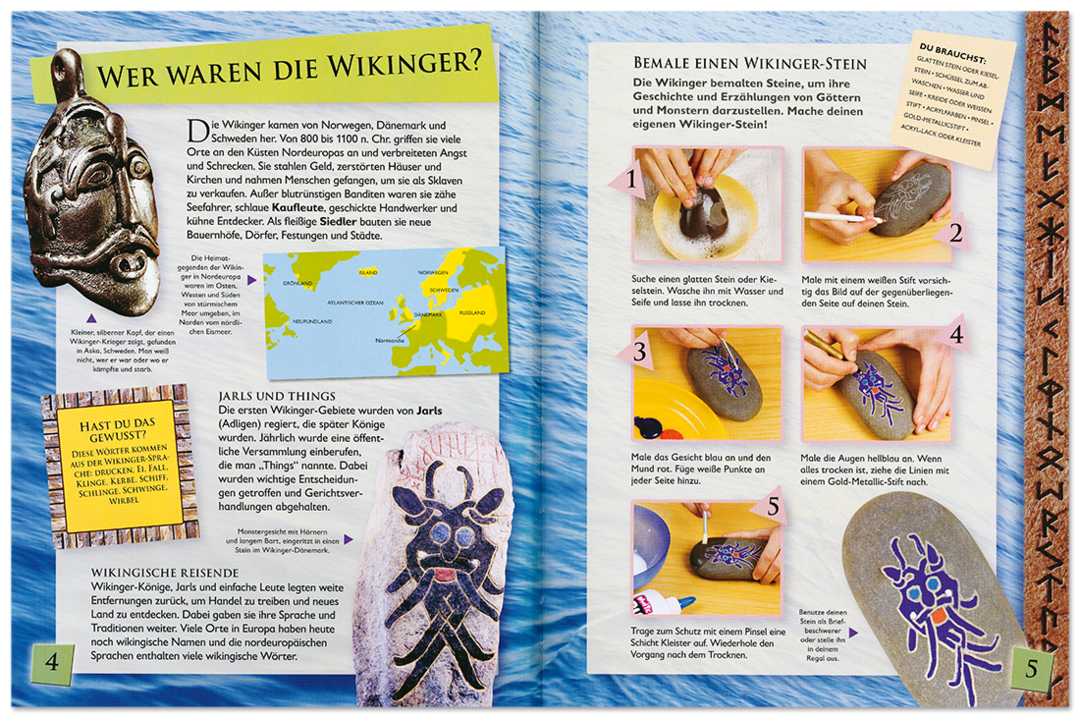Wikinger – Das Mitmachbuch Kinderbuch Geschichte und Kultur erleben Leseprobe S4–5 Tosa Onlineshop